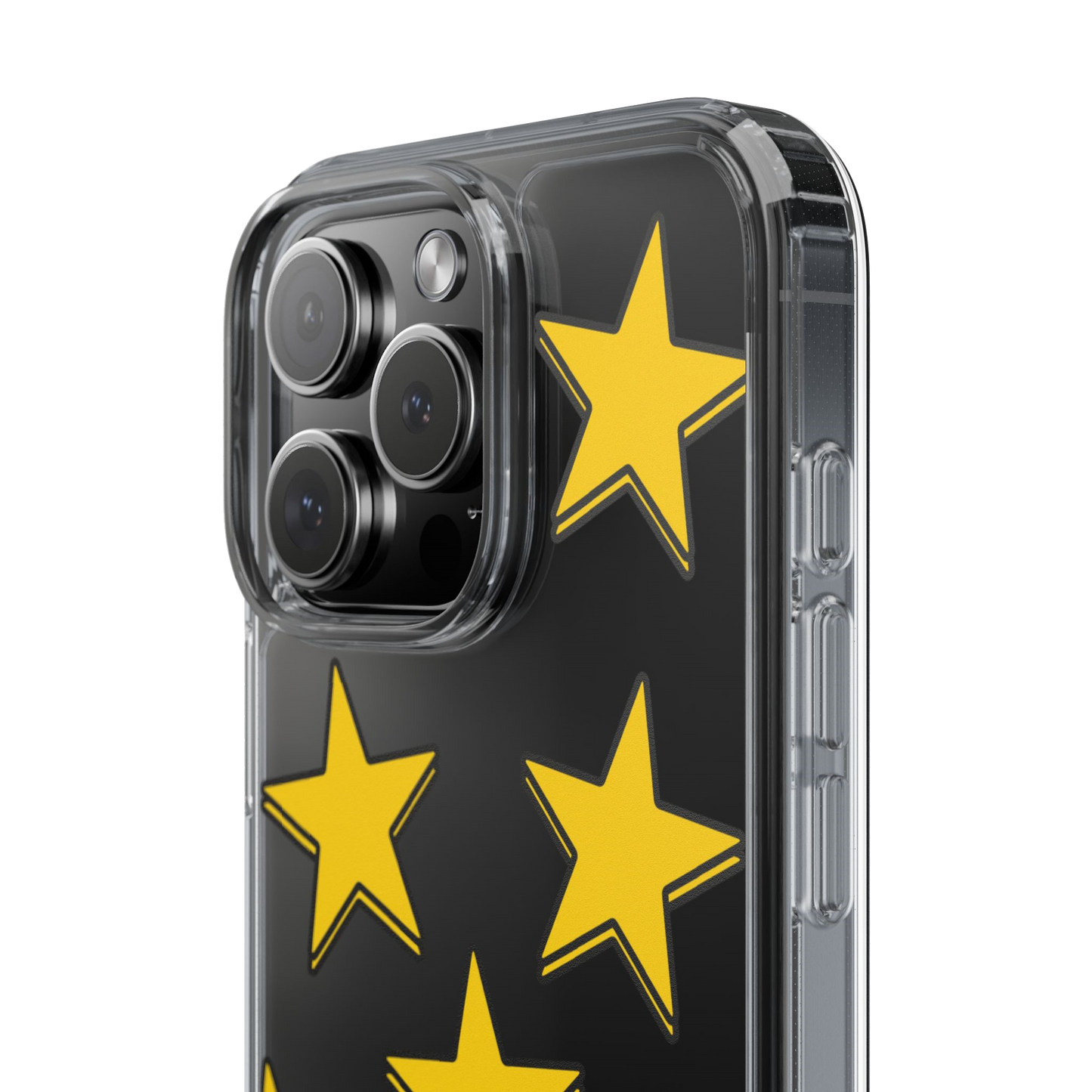 3D Stars Phone Case for iPhone (Clear Case)