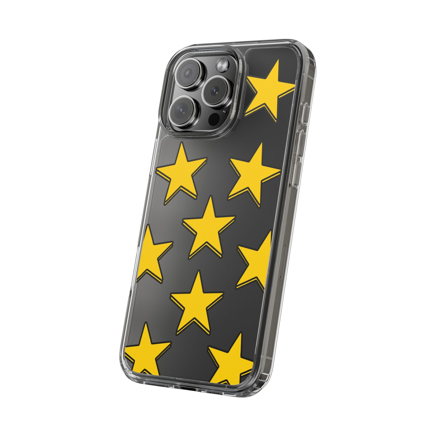 3D Stars Phone Case for iPhone (Clear Case)
