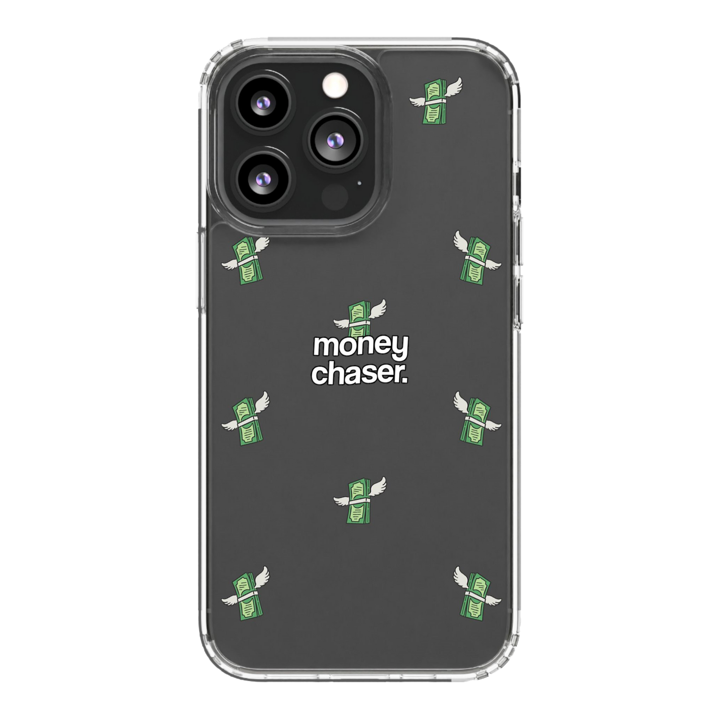 Money Chaser Phone Case for iPhone (Clear Case)