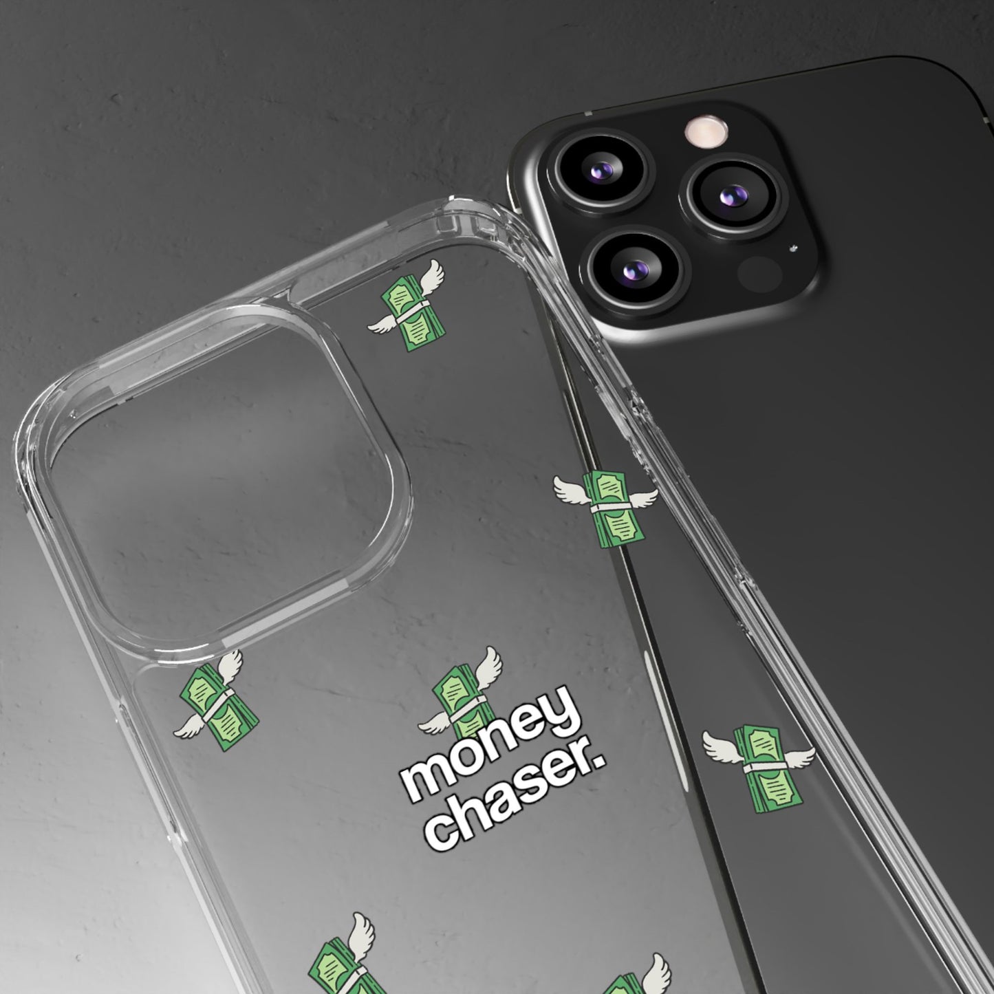 Money Chaser Phone Case for iPhone (Clear Case)