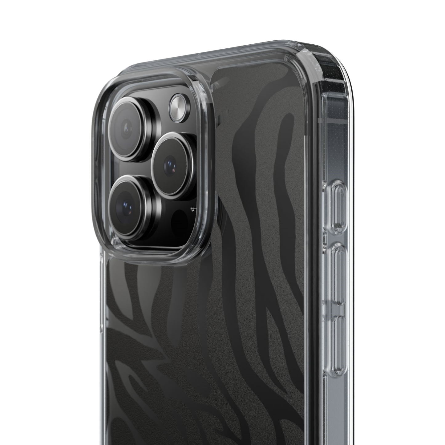 Zebra Print Phone Case for iPhone (Clear Case)