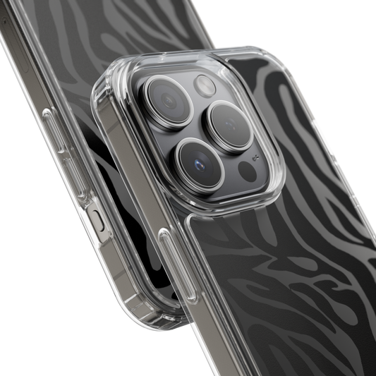 Zebra Print Phone Case for iPhone (Clear Case)