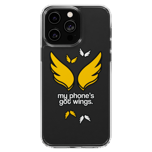 image of a phone case - my phone's got wings