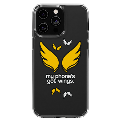 image of a phone case - my phone's got wings